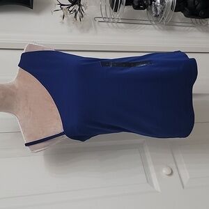 Banana Republic Factory, Size L Royal Blue One Shoulder Top, NEW with Tag
